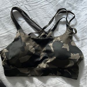 Camo Athleta sports bra